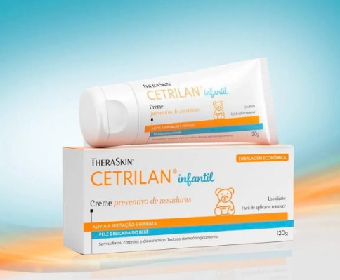 Pomada Cetrilan para assadura de bebê